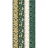 Díszcsomagoló tekercses Clairefontaine 70x500 cm 70g nyers kraft, erdei karácsonyi mintás, 4 minta