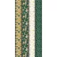 Díszcsomagoló tekercses Clairefontaine 70x500 cm 70g nyers kraft, erdei karácsonyi mintás, 4 minta