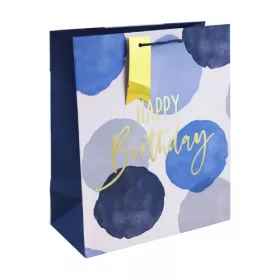   Dísztasak Clairefontaine/Eurowrap 26,5x33 cm kraft, kék HBD