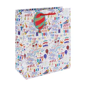Dísztasak Clairefontaine/Eurowrap 26,5x33 cm fehér HBD