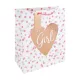 Dísztasak Clairefontaine/Eurowrap 26,5x33 cm It s a girl