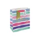 Dísztasak Clairefontaine/Eurowrap 21,5x25,3 cm csíkos HBD női