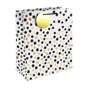   Dísztasak Clairefontaine/Eurowrap 26,5x33 cm fehér, pöttyös