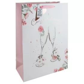   Dísztasak Clairefontaine/Eurowrap 33x45,5 cm pezsgős poharak