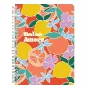 Jegyzetfüzet Clairefontaine Dolce Amore A/5, spirálos, 74 lapos, vonalas, vegyes minta