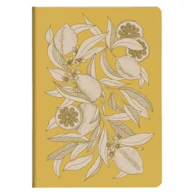   Jegyzetfüzet Clairefontaine Jardin des Sens, A/5, 14,8x21 cm, 32 lapos, vonalas, vegyes minta