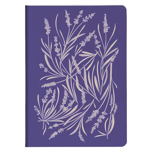 Jegyzetfüzet Clairefontaine Jardin des Sens, A/5, 14,8x21 cm, 32 lapos, vonalas, vegyes minta