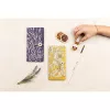 Jegyzetfüzet Clairefontaine Jardin des Sens 9x18 cm, 40 lapos, sima, vegyes minta