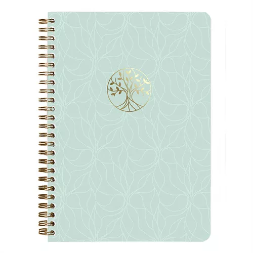 Jegyzetfüzet Clairefontaine Inspire A/5, spirálos, 74 lapos, vonalas, vegyes minta