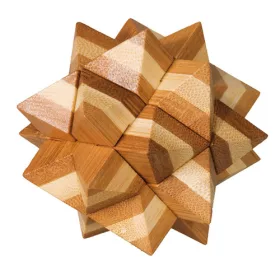Játék Puzzle Fridolin IQ-Test Star bambusz