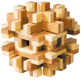 Játék Puzzle Fridolin IQ-Test Magic blocks bambusz