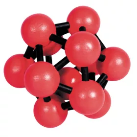 Játék Puzzle Fridolin IQ-Test Atom piros, fekete bambusz