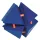 Játék Puzzle Fridolin IQ-Test Magic Triang. Narancs, kék bambusz