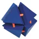 Játék Puzzle Fridolin IQ-Test Magic Triang. Narancs, kék bambusz