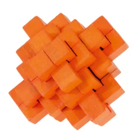 Játék Puzzle Fridolin IQ-Test Pineapple 2. narancs bambusz