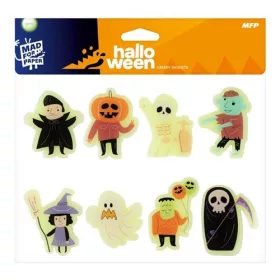 Ablakzselé MFP Halloween színes világító mix