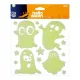 Ablakzselé MFP Halloween szellem világító mix