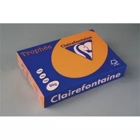   Másolópapír színes Clairefontaine Trophée A/3 80g neon narancssárga 500 ív/csomag (2880)