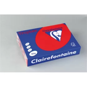   Másolópapír színes Clairefontaine Trophée A/4 80g intenzív vörös 500 ív/csomag (1782)