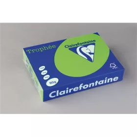   Másolópapír színes Clairefontaine Trophée A/4 80g intenzív zöld 500 ív/csomag (1875)