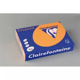  Másolópapír színes Clairefontaine Trophée A/4 80g pasztell narancssárga 500 ív/csomag (1878)
