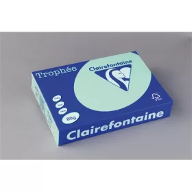   Másolópapír színes Clairefontaine Trophée A/4 80g pasztell halványzöld 500 ív/csomag (1775)