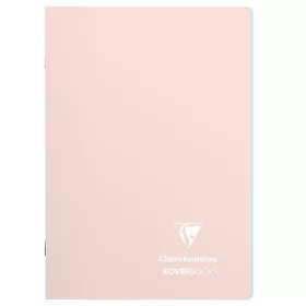   Füzet Clairefontaine Koverbook Blush A/5 48 lapos PP borítású vonalas púderrózsaszín