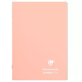   Füzet Clairefontaine Koverbook Blush A/5 48 lapos PP borítású vonalas korall