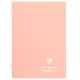 Füzet Clairefontaine Koverbook Blush A/5 48 lapos PP borítású vonalas korall