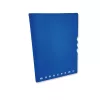 Füzet Pigna Monocromo Dual Block A/4 gumis mappával vonalas és kockás 2 x 40 lapos