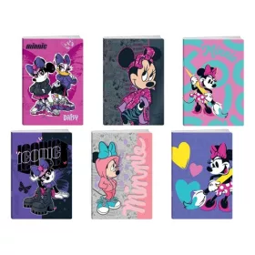   Füzet  Play Minnie Mouse csillogós A/5 tűzött 50 lapos kockás