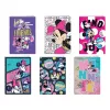 Füzet Play Minnie Mouse csillogós A/5 tűzött 50 lapos vonalas