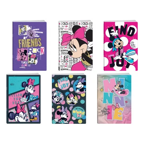 Füzet Play Minnie Mouse csillogós A/5 tűzött 50 lapos vonalas