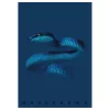 Füzet Pigna Monocromo Blue A/4 tűzött 38 lapos kockás