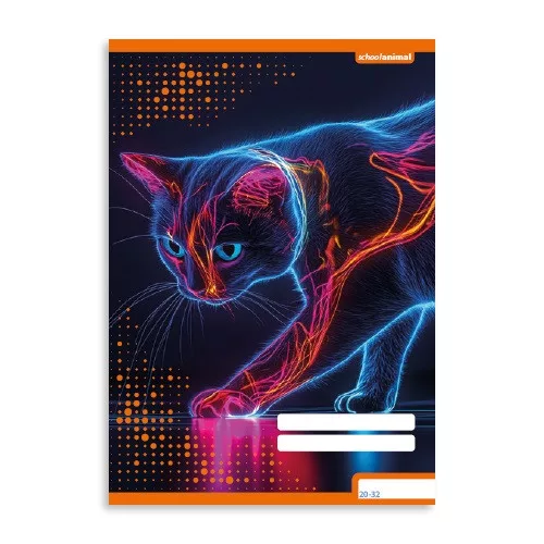 Füzet pd kisalakú 20-32 sima SchoolAnimal 2026