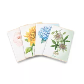   Füzet Pigna Flower special A/4 tűzött 42 lapos vonalas margós