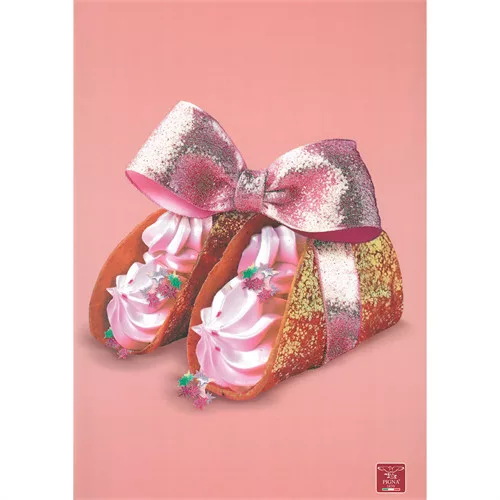 Füzet Pigna Glitter and Bow A/4 tűzött 50 lapos kockás