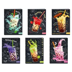 Füzet Statovac Play Bubble Tea A5 tűzött 50 lapos kockás