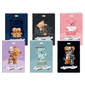   Füzet Statovac Play Teddy Bears A4 tűzött 40 lapos vonalas