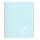 Spirálfüzet Clairefontaine Koverbook Blush A/5 80 lapos PP borítású vonalas jégkék