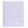 Spirálfüzet Clairefontaine Koverbook Blush A/5 80 lapos PP borítású vonalas lila