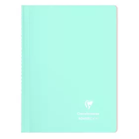   Spirálfüzet Clairefontaine Koverbook Blush A/4 80 lapos PP borítású vonalas menta