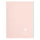 Spirálfüzet Clairefontaine Koverbook Blush A/4 80 lapos PP borítású vonalas púderrózsaszín