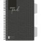 Spirálfüzet Street Pad Black & White Edition A/5 100 lapos kockás, fekete