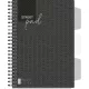 Spirálfüzet Street Pad Black & White Edition A/5 100 lapos kockás, fekete