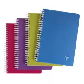   Spirálfüzet Clairefontaine Linicolor Intensive A/5-90 lapos kockás