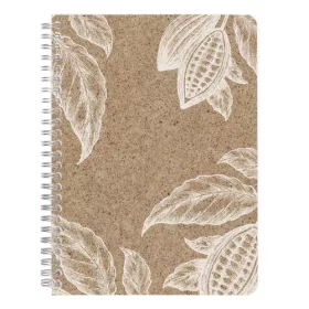   Spirálfüzet Clairefontaine Jeans & Cocoa A/5 74 lapos, vonalas, Cocoa motívum, vegyes