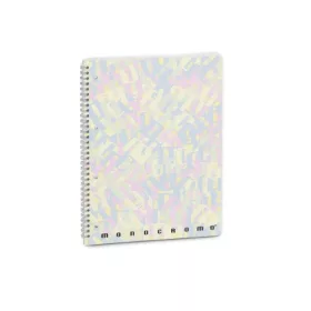   Spirálfüzet Pigna Monocromo MULTICOLOR A/4 100 lapos kockás