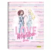 Spirálfüzet Online Barbie Malibu, Pink A/4 80 lapos kockás vegyes