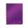 Spirálfüzet Leitz A/5 Wow kockás lila